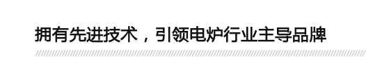 擁有先進(jìn)技術(shù)，引領(lǐng)電爐行業(yè)主導(dǎo)品牌